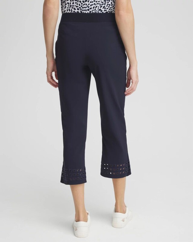 Zenergy UPF Embroidered Eyelet Crops - image 3